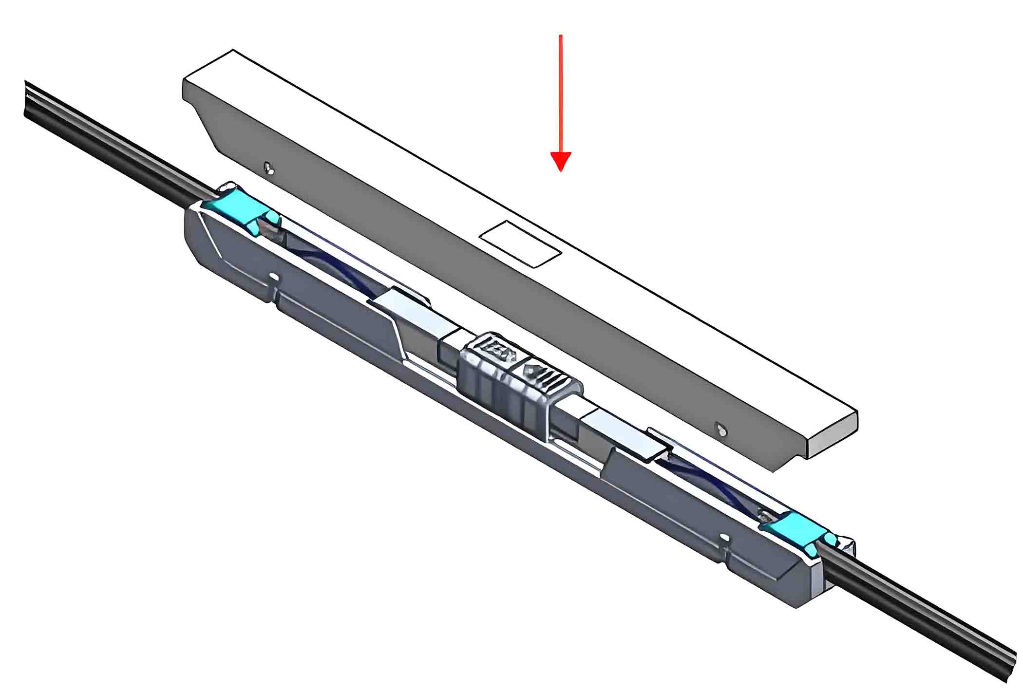 11.Cover the mechanical splicer cover, finish splicing