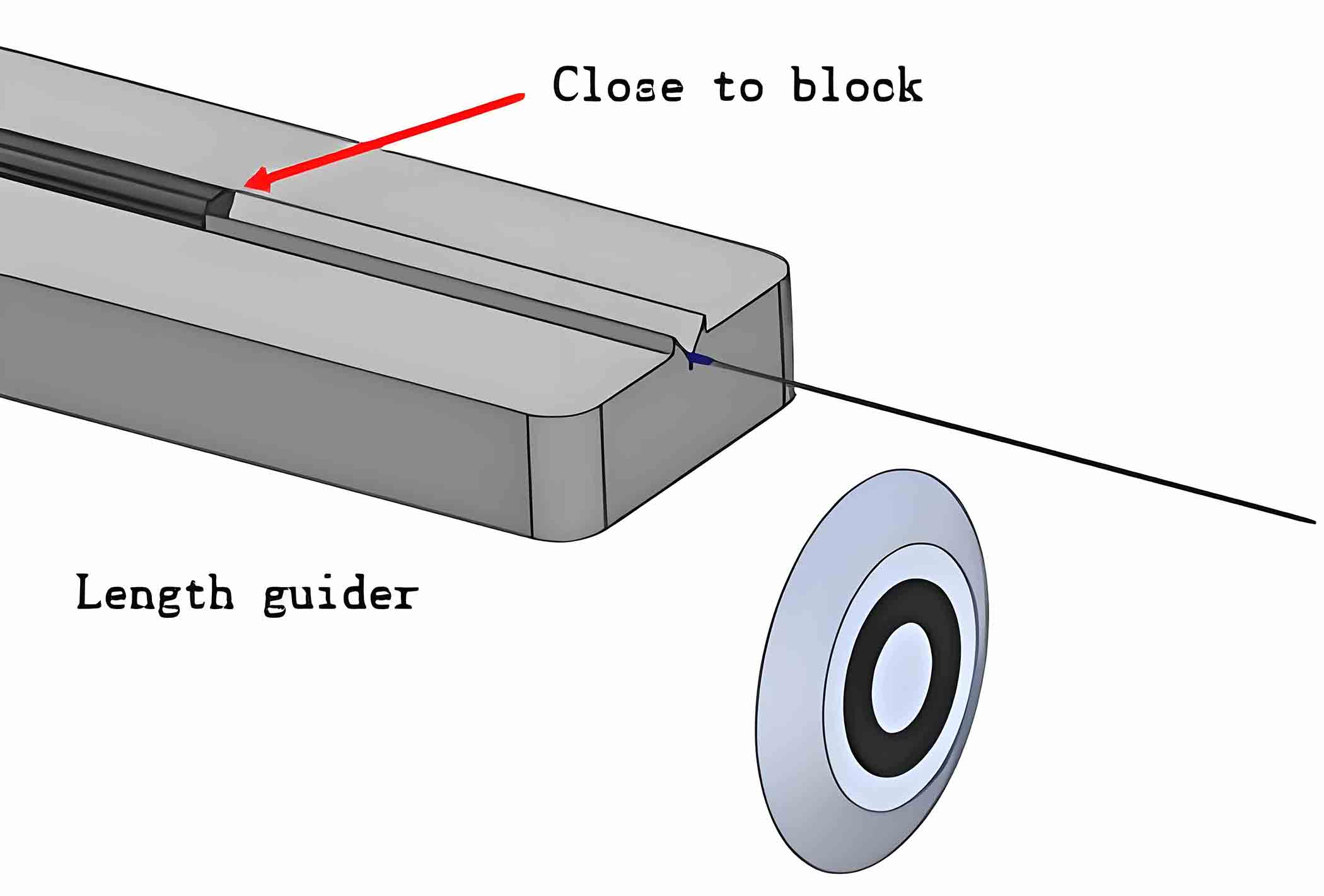 4.Cut the bare fiber, keep it 13mm